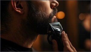 defining cheek lines and necklines