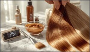 demi-permanent hair dye (20–30 minutes) demi-permanent hair dye (20–30 minutes)