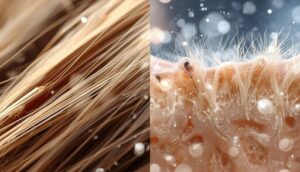 difference between hair breakage and hair loss