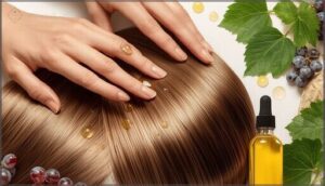 direct application to hair and scalp direct application to hair and scalp