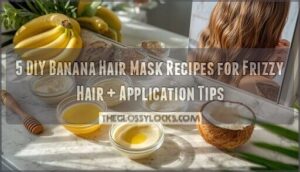 diy banana hair mask recipes for frizzy hair