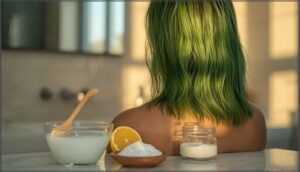 diy methods to remove green dye at home