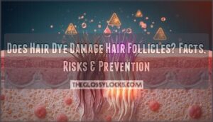 does hair dye damage hair follicles