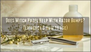 does witch hazel help with razor bumps