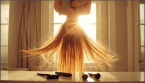 drying hair upside down drying hair upside down