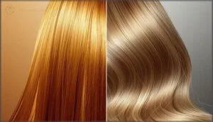 dull, dry, or brassy appearance dull, dry, or brassy appearance