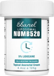 Ebanel 5% Lidocaine Numbing Cream, B06XH1NBL7