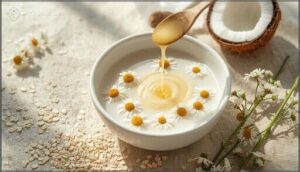 eczema and dermatitis: oatmeal, chamomile, coconut oil eczema and dermatitis: oatmeal, chamomile, coconut oil