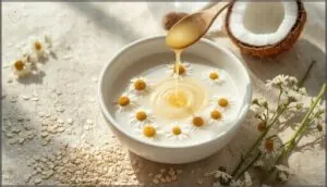 eczema and dermatitis: oatmeal, chamomile, coconut oil eczema and dermatitis: oatmeal, chamomile, coconut oil