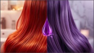 effects of purple shampoo on red hair