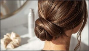 effortless low bun how-to effortless low bun how-to