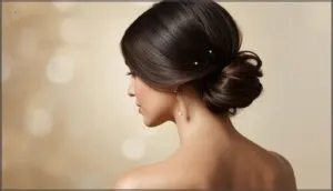 elegant chignon steps