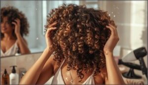 enhancing and maintaining curly hair