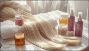 essential aftercare for bleached hair