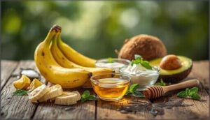 essential ingredients for banana hair masks