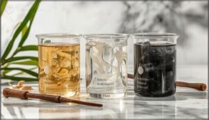 essential pore-minimizing ingredients (aha, bha, charcoal)