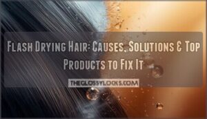 flash drying hair