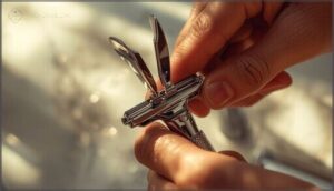 for a razor with a butterfly closure for a razor with a butterfly closure