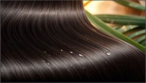 frizz reduction and smoothing