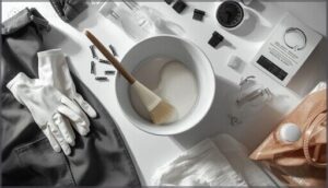 gathering tools and protective gear