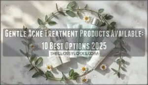 gentle acne treatment products available
