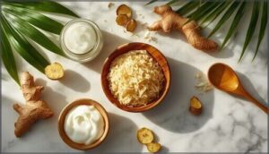 ginger hair masks and home recipes