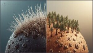 hair density vs. hair thickness hair density vs. hair thickness