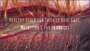 healthy scalp for thicker hair