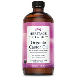 HERITAGE STORE Organic Castor Oil B0013YYNDM