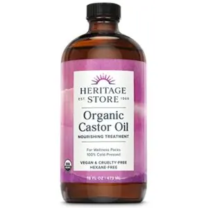 HERITAGE STORE Organic Castor Oil B0013YYNDM