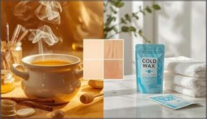 hot wax vs. cold wax