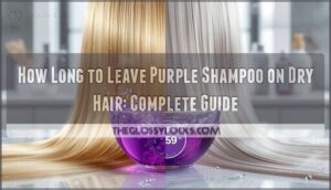 how long to leave purple shampoo on dry hair