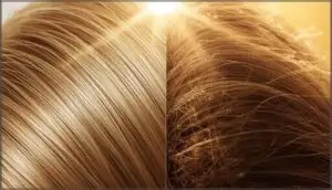 how sun exposure changes hair structure