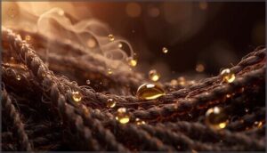 how to apply oils to low porosity hair