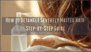how to detangle severely matted hair