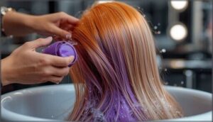 how to fix orange hair with toner