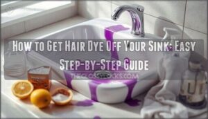how to get hair dye off your sink how to get hair dye off your sink