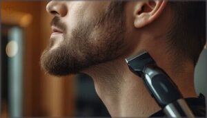 how to shape and fade your beard neckline