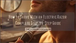how to shave with electric razor