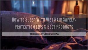 how to sleep with wet hair