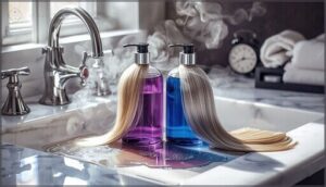 how to use blue and purple shampoos effectively