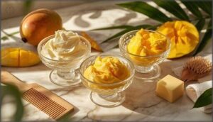 how to use mango butter in hair care