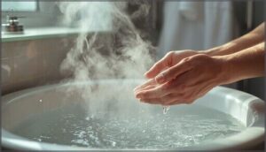 importance of warm water and soaking importance of warm water and soaking
