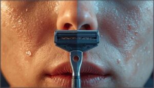 increased skin irritation or nicks increased skin irritation or nicks