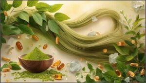 key nutrients in moringa for hair health