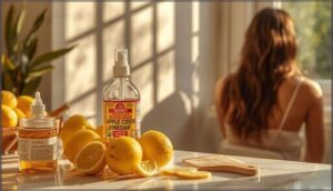 lemon juice, vinegar, and sun exposure lemon juice, vinegar, and sun exposure