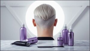 maintaining a blonde buzz cut maintaining a blonde buzz cut