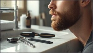 maintaining a tapered beard