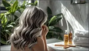 maintaining blended gray hair maintaining blended gray hair