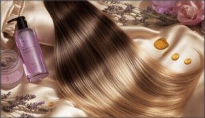 maintaining healthy, lightened dark hair